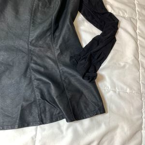 ASHLEY STEWART Pleather Top Size 18/20